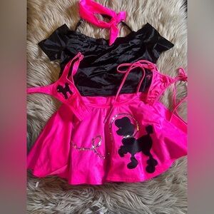 Custom made poodle skirt costume